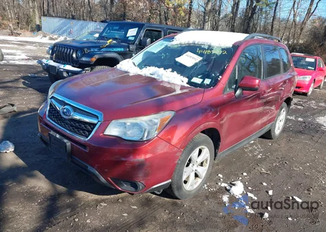 2014 Subaru Forester 2.5I Premium из США, поврежденный, VIN JF2SJAEC6EH554779